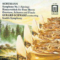 Schumann: Symphony no 1, etc / Schwarz